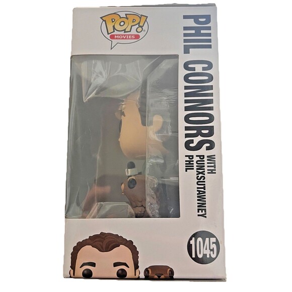 Funko Pop Movies Groundhog Day Phil Connors w Punxsutawney Phil 1045 NIB - Picture 7 of 10